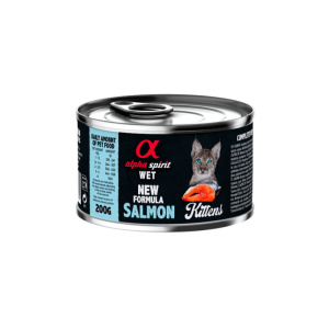 Alpha Lata Gato Kitten Salmón 6x200gr
