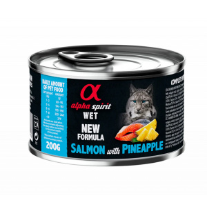 Alpha Lata Gato Salmón Piña 6x200gr