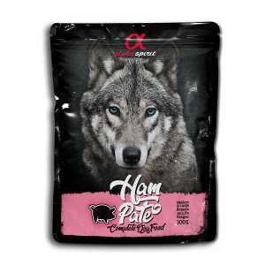 Alpha Spirit perro pouch pate jamon 24x100grs