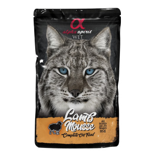 Alpha Spirit gato pouch mousse cordero 24x85grs
