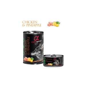 Alpha Spirit Lata Pollo Piña 12x150 gr