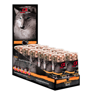 Alpha Spirit Ristra de Barritas de Pavo Perro 16und (caja x12)