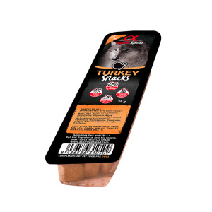 Alpha Spirit Snacks de Pavo Perro 35gr x16und