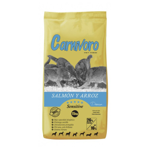 Carnívoro Sensitive Salmón Arroz 15kg