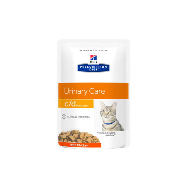 Hills Diet Feline c/d pollo (bolsita) (12x85 gr)
