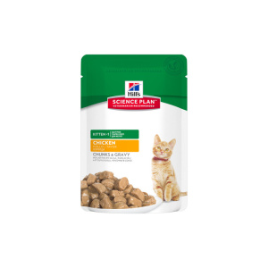 Hills Feline Kitten Pollo (bolsita) 12x85 grs