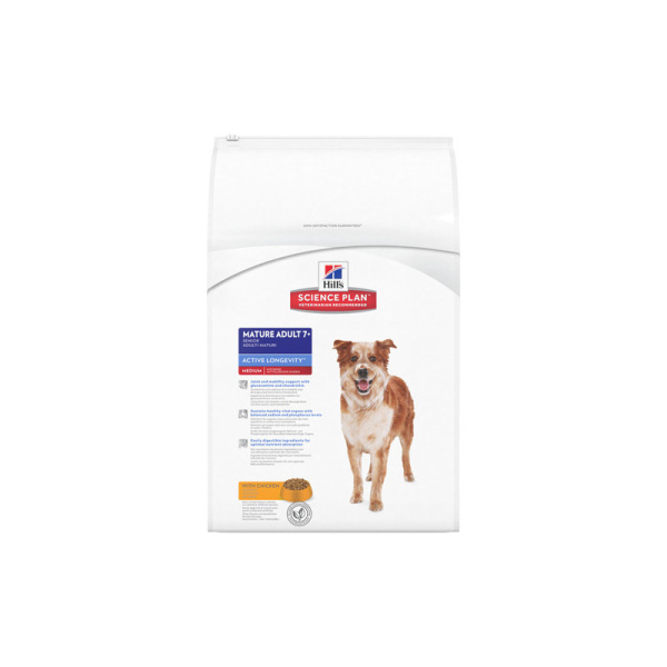 Hills SP Mature Adult 7+ Raza Mediana Pollo 12 kg