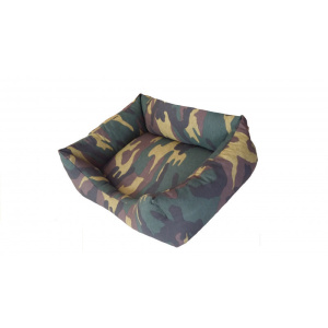 Siesta cama camuflaje verde mini
