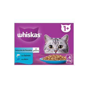 Whiskas 4 Core Selección Pescado 4x85gr (13und)